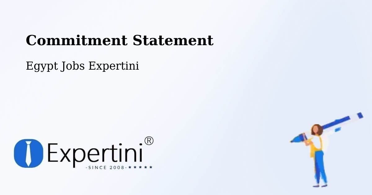 Corporate Commitment – Al Quşayr - Egypt Jobs Expertini